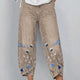 Avery - Casual Embroidered Trousers with Pockets