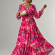 Sage | Floral Wrap Dress