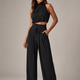 Niene | Halter Top & Wide-Leg Trouser Set