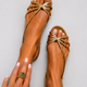 Ginevra | Golden Sandals Summer Elegance