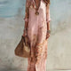 Margaux | Baroque Print Shirt Maxi Dress