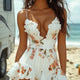 Salomé | Floral Ruffle High-Low Dress