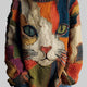 Audra – Artistic Cat Patchwork Jumper