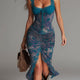 Celeste | Floral Lace Midi Dress