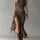 Zara | Printed One-Shoulder Maxi