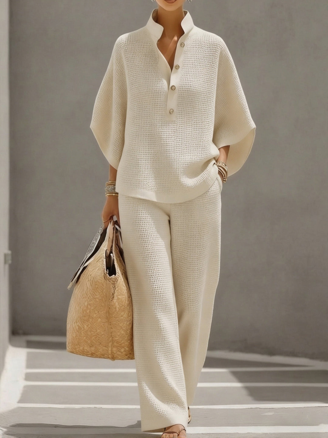 Alice | Two-Piece Women's Waffle Set