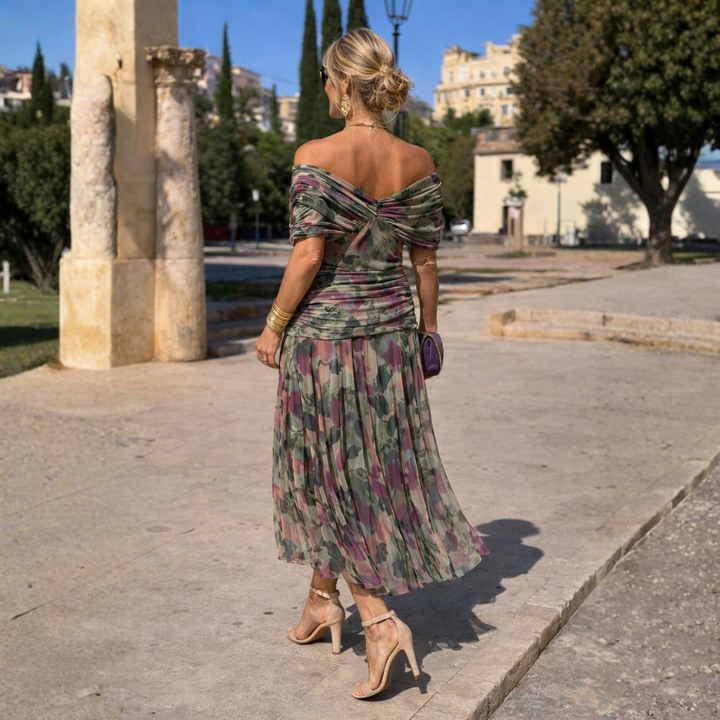 Rosanna – Off-Shoulder Maxi Dress
