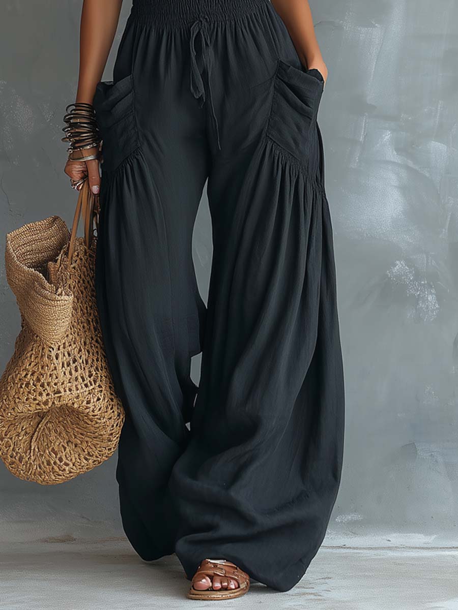 Ava | Retro Lace Halter-Neck Jumpsuit