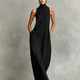 Chrissy | High Neck Pocket Maxi Dress