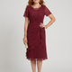 Marguerite™ | Twist Waist Ruffle Midi Dress