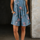 Marvina | Floral Denim Jumpsuit