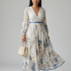 Rielle | Pleated Wrap Midi Dress