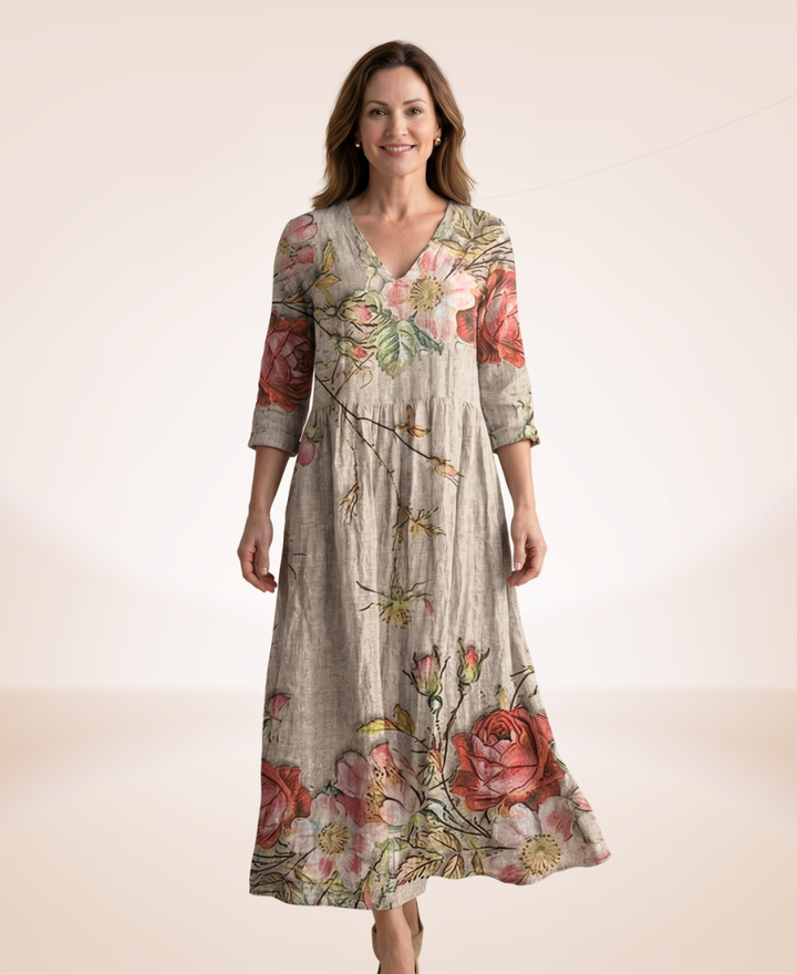 Florence™ | Floral Relaxed Dress