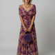 Calen | Off Shoulder Flow Midi Dress
