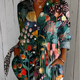 Angela | Vibrant Artistic Button-Up Blouse