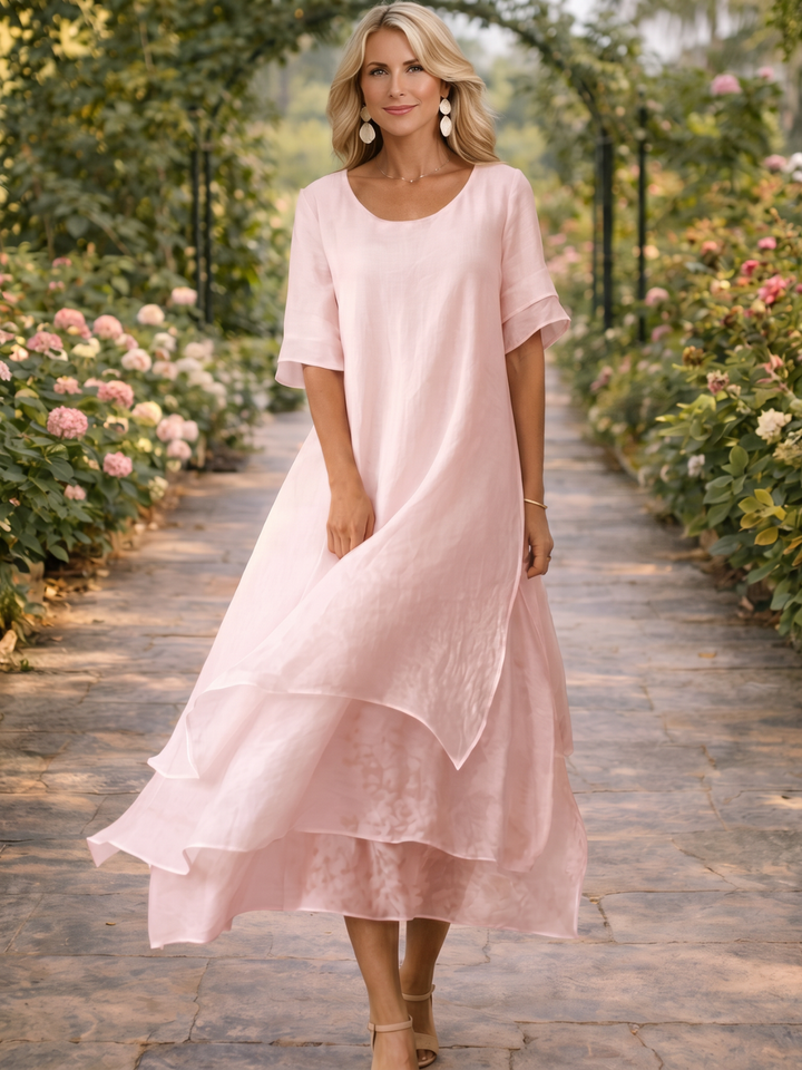 Aria Fluid Tiered Maxi Dress