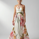 Amiel | Light Floral Maxi Dress