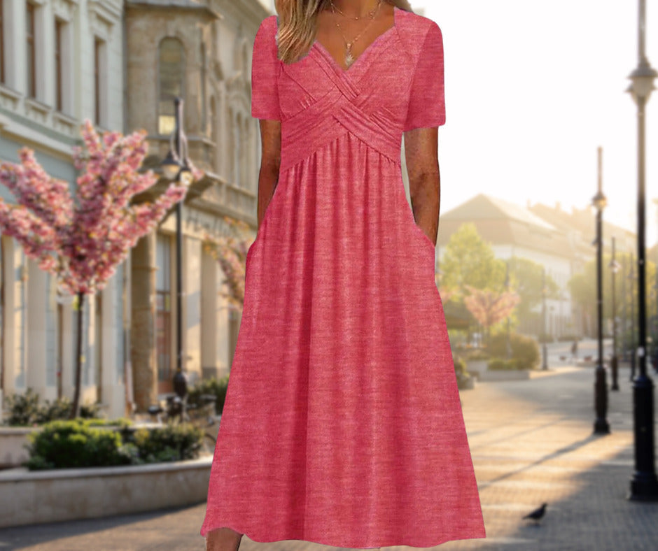 Claire | Elegant Flattering Midi Dress