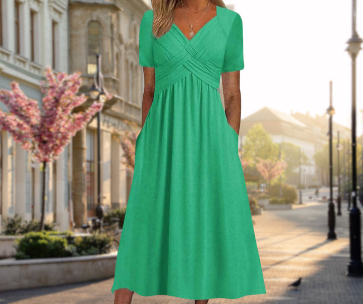 Claire | Elegant Flattering Midi Dress