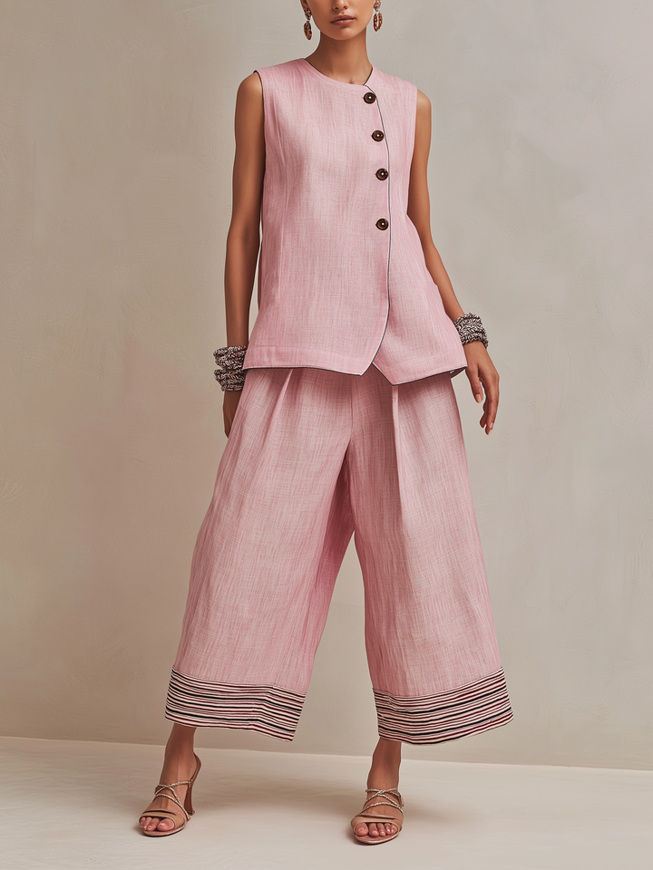 Elodie | Vest & Culotte Set