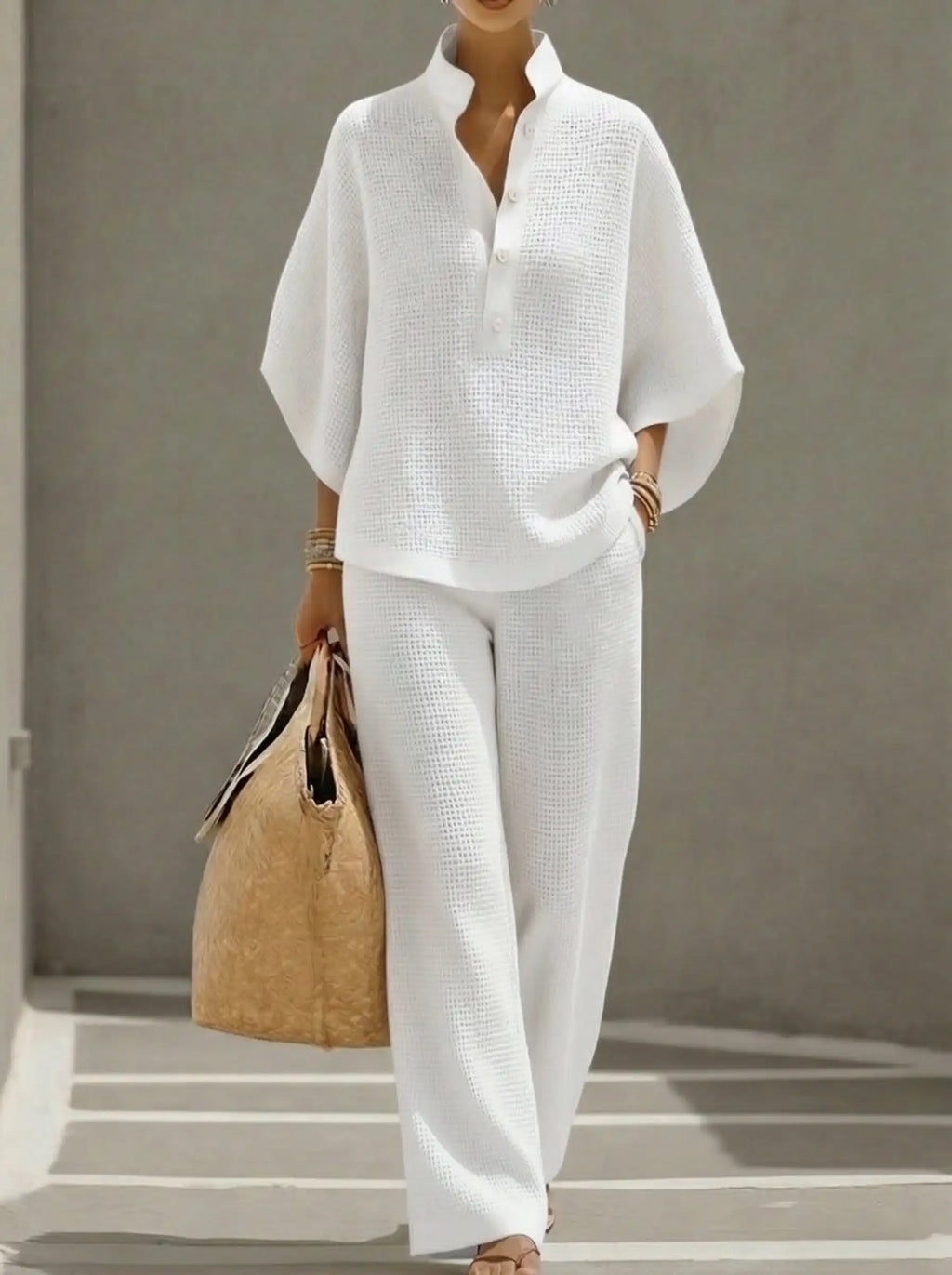 Alice | Two-Piece Women's Waffle Set