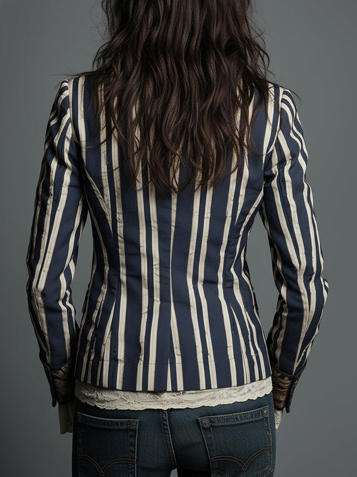 The Juniper™  | Bohemian Striped Blazer