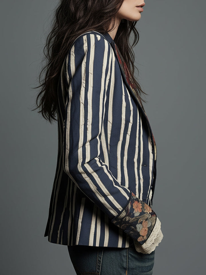 The Juniper™  | Bohemian Striped Blazer