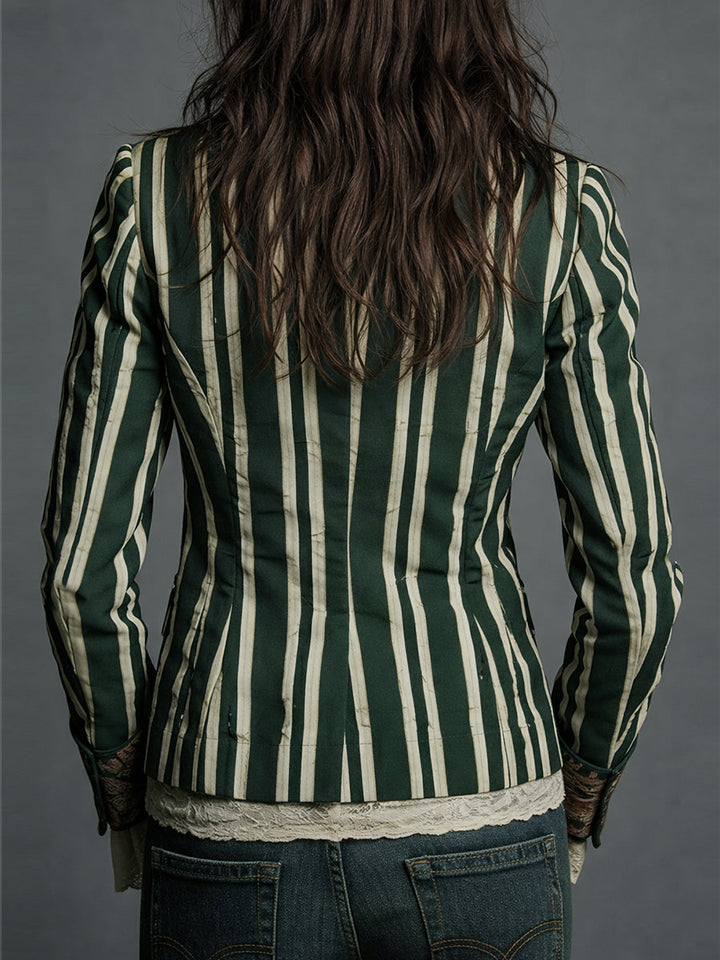 The Juniper™  | Bohemian Striped Blazer