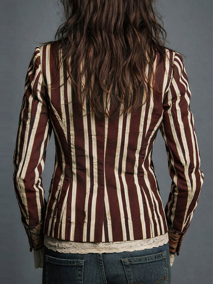 The Juniper™  | Bohemian Striped Blazer