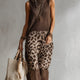 Amelia™ | Leopard Knit Midi Dress