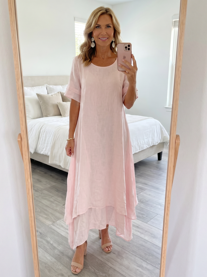 Aria Fluid Tiered Maxi Dress