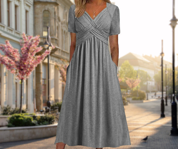 Claire | Elegant Flattering Midi Dress