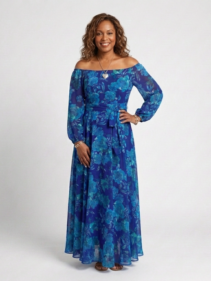 Aspen | Off Shoulder Floral Maxi