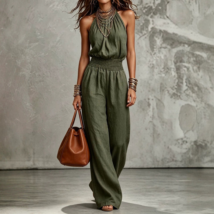 Sienna | Elegant Halter Jumpsuit