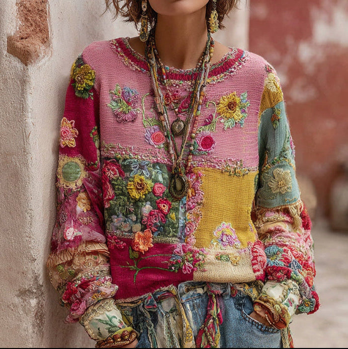 Patty | Women's Boho Knit Sweater