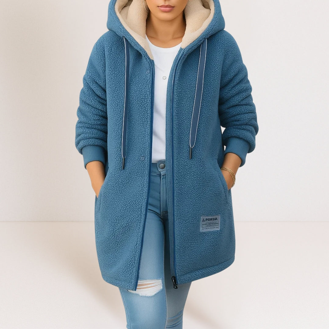Lisa™ | Elegant Hooded Fleece Jacket