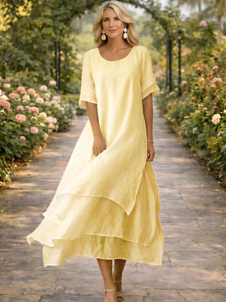 Aria Fluid Tiered Maxi Dress