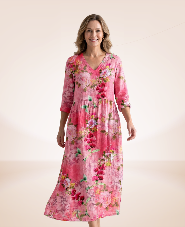 Florence™ | Floral Relaxed Dress