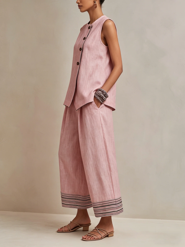 Elodie | Vest & Culotte Set