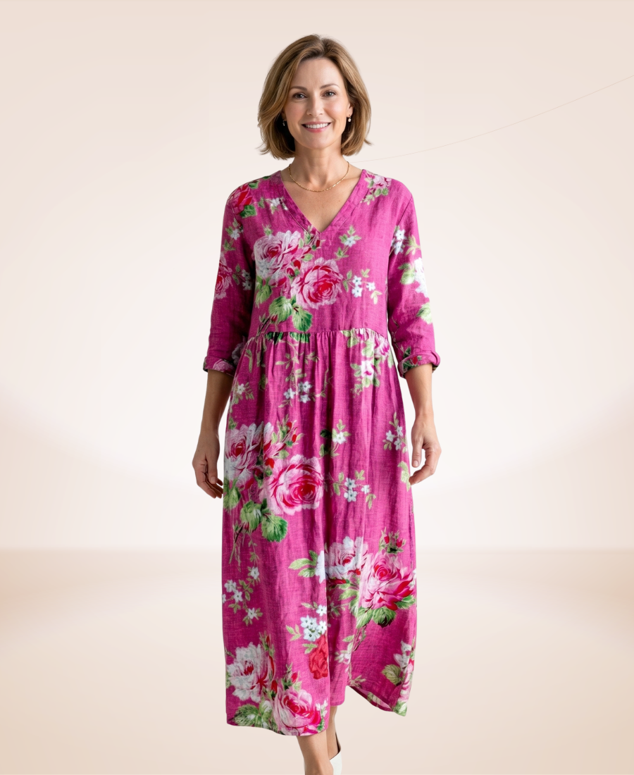 Florence™ | Floral Relaxed Dress
