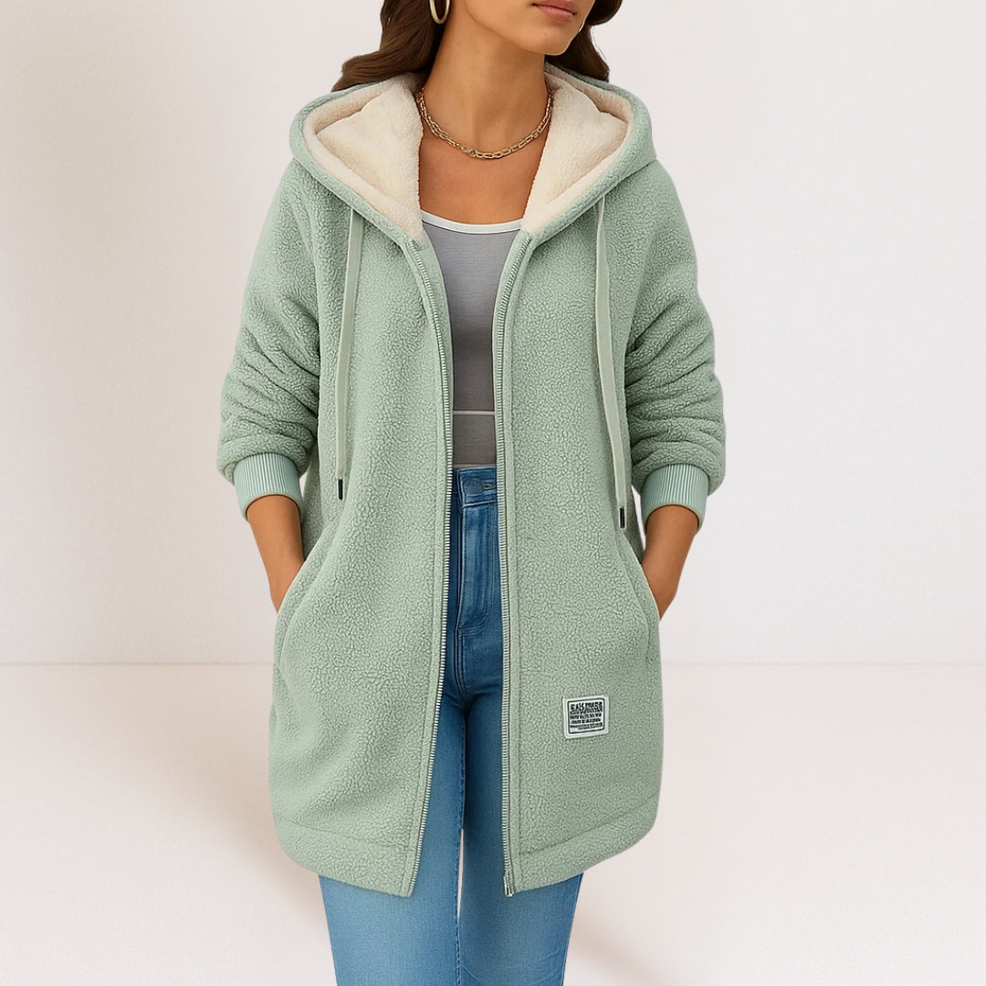 Lisa™ | Elegant Hooded Fleece Jacket