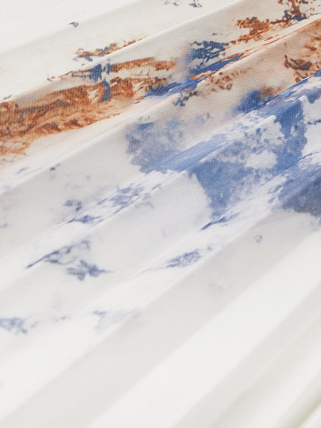 Alice | Watercolour Pleated Maxi Dress