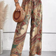 Evie | Printed Wide-Leg Trousers
