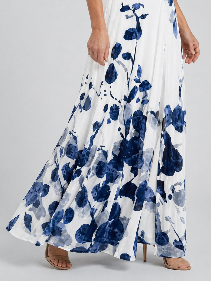 Athena | Halter Bloom Flow Maxi Dress
