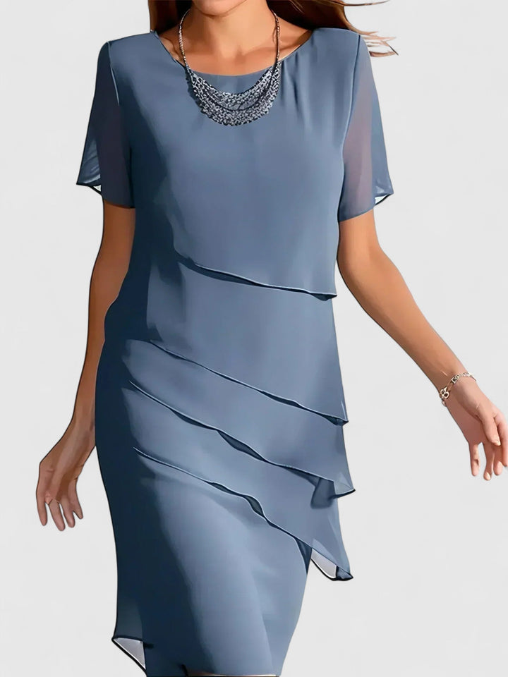 Kiera Elegant Midi Dress