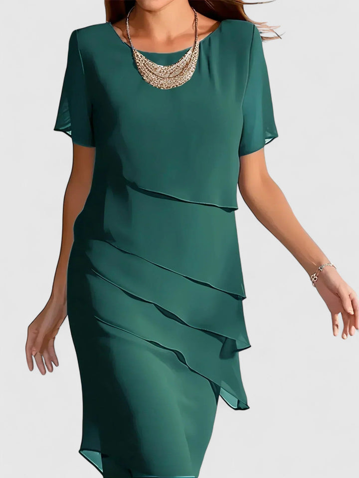 Kiera Elegant Midi Dress