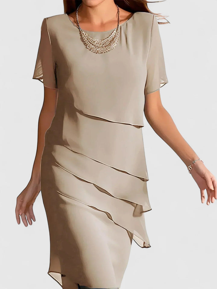 Kiera Elegant Midi Dress