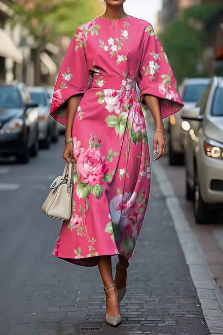 Robin | Elegant Floral Dress