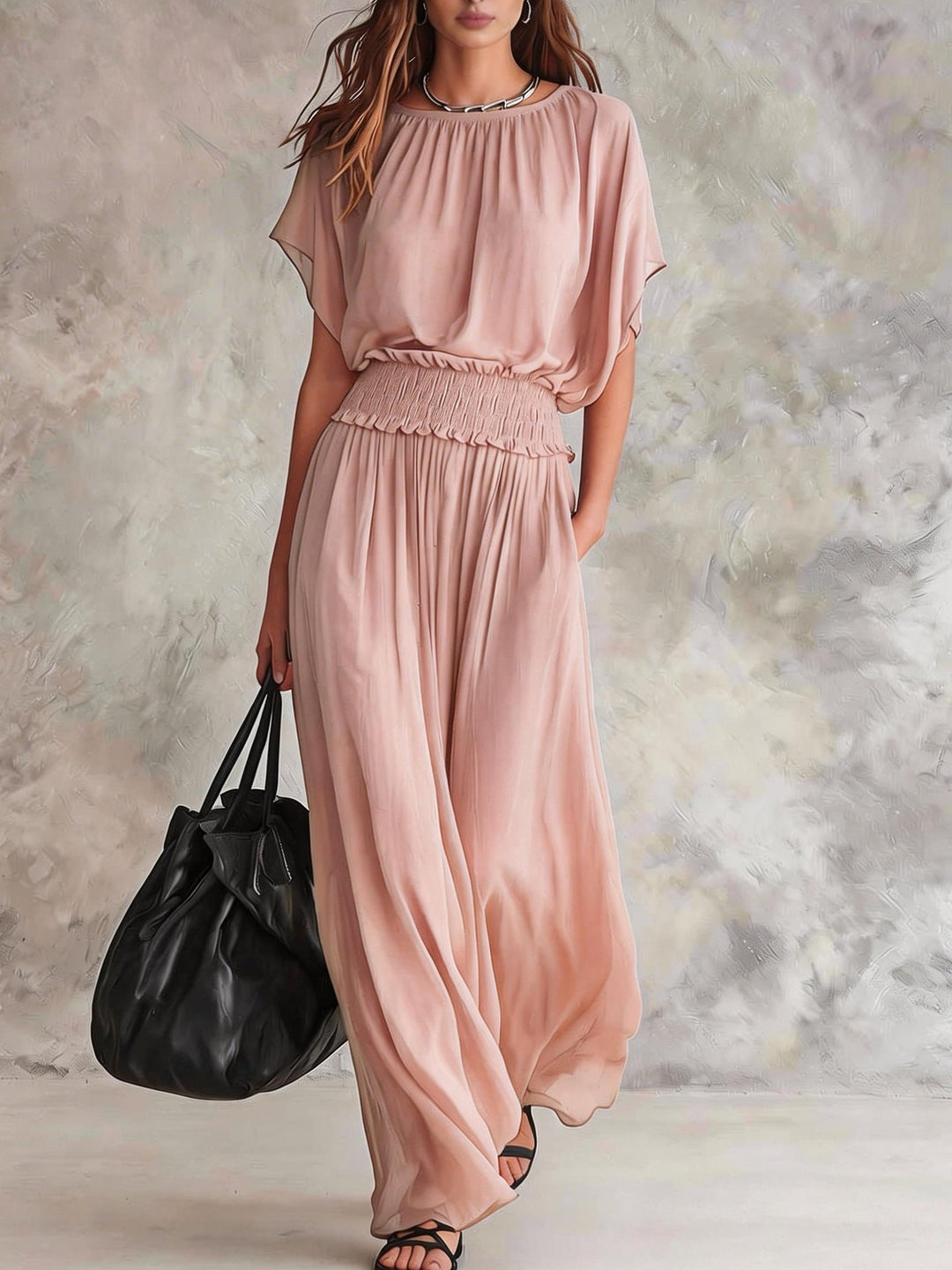 Romi | Draped Wide-Leg Set