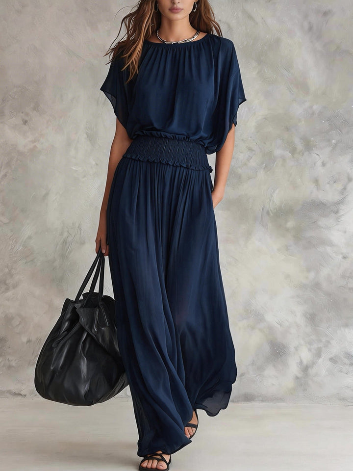 Romi | Draped Wide-Leg Set